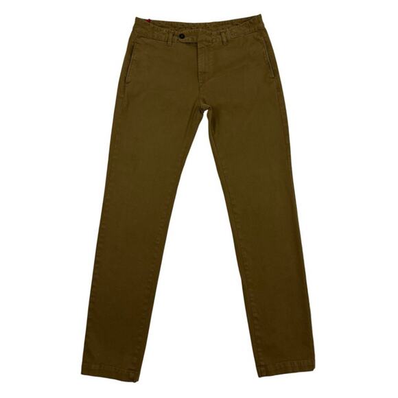Massimo Alba Watercolor Pants Men’s 34x34 Brown Stretch Italy